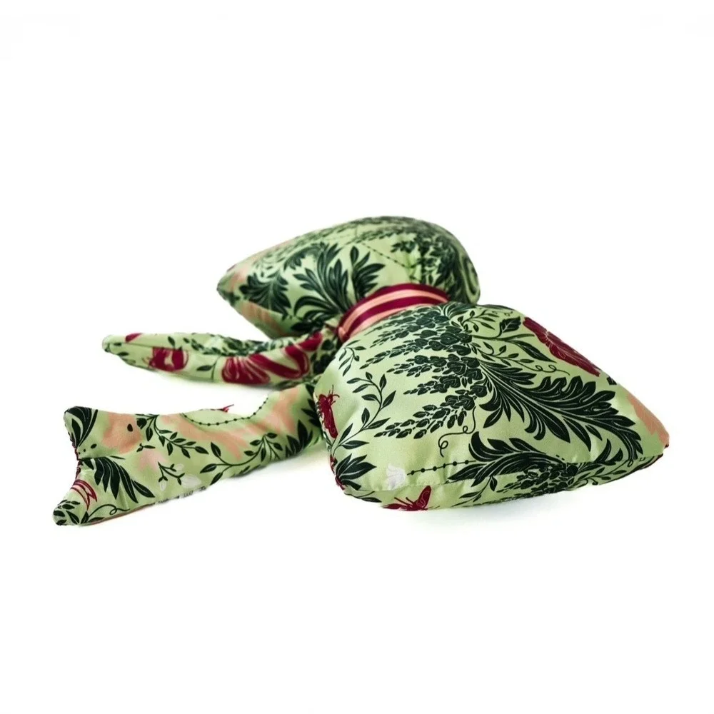 Bridgerton Satin Bow Throw Pillow 14